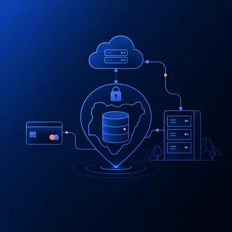 Nigeria fintech local data residency with hybrid cloud.