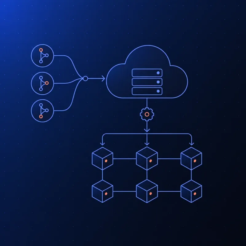Automated microservices deployments with GitOps.